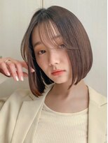 ロンドシエル 横浜(Lond ciel)&nbsp;切りっぱなしボブと韓国バング【阿部もえる】横浜