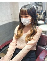 ルフレ 新宿本店1st(Reflet) インナーカラー/イエロー