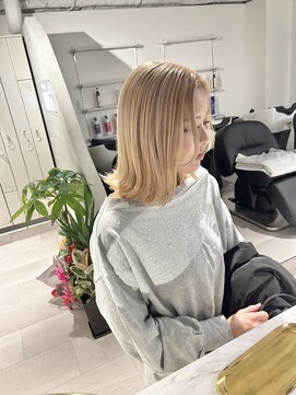 イオール 北千住(ior) 切りっぱなしxベージュカラー【ior北千住】