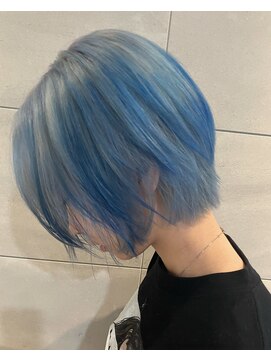 リー 京橋(Lee) 【Lee京橋】ショート×ブロックカラー