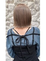 ルア モアナ バイ ヘッドライト 小田原2号店(Lua Moana by HEADLIGHT)&nbsp;【Moana Lua】#ブリーチ#ミルクティーベージュ#ボブ