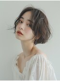 【ボブスタイル】無造作ウェーブ