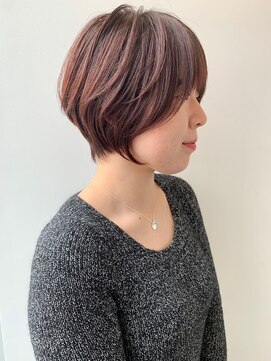 アルトル 池袋(altru) ◇大人可愛い20代30代40代50代前下がりショートボブ丸みショート