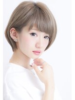 ショートカット×ひし形ショートボブ×前髪あり20代30代40代 day