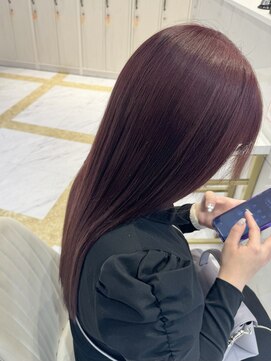 リー 梅田(Lee) プレミアム髪質改善 レッドブラウン