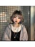 韓国風カット+イルミナカラー￥15000→13000
