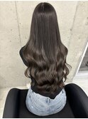 艶髪ダークグレージュ