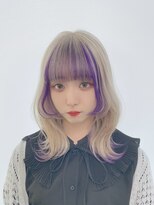 ポプルス(popls)&nbsp;ウルフカット/推しカラー/ボブウルフ/顔まわりウルフ