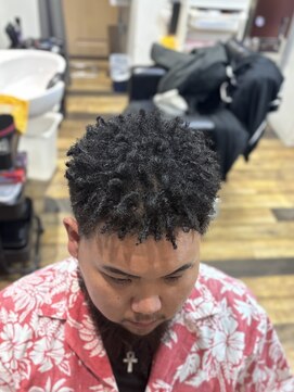 バーバーブロス(BAR BER bro's) スパイキーショートアフロ/浦安／針金パーマ/メンズパーマ