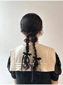 お呼ばれセット【新潟/ヘアセット/ツインヘア】