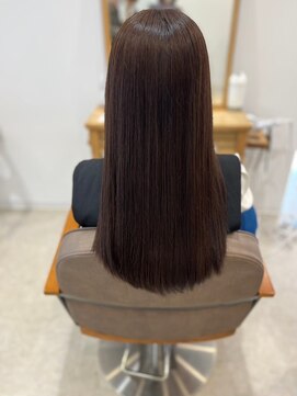 ビレア 尾張旭店(BELEA) 暗めカラー×髪質改善ストレート