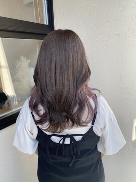 ヌックヘアー(nook hair) インナーフェミニティピンクアッシュ×ルーセントセピア