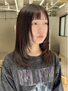 ハル 南平岸(HARU) ミディアムレイヤースタイル