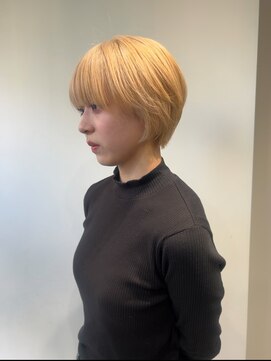 ラ ミュウ 八王子(LA.MIU) ショートボブ ハイトーン ブリーチ【八王子/八王子駅北口】