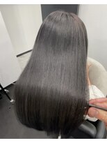 ピリオド 赤坂(Period.) セミロング　暗めグレージュ　髪質改善　赤坂見附