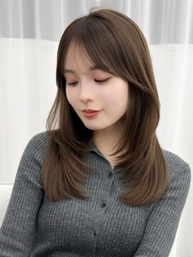 アマトウキョウスマートサロン(AMA TOKYO×Smart Salon) くびれレイヤー/顔まわりカット/レイヤーカット/小顔ヘア
