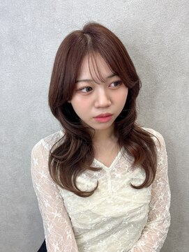 ロンド フィーユ(Lond fille) オリーブグレー/レイヤーカット/黒髪/マロンベージュ/銀座 ■