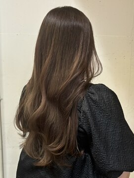 オーガニック リブ 川越(organic+live) 冬の美人ヘア◎艶髪ブラウンストレート髪質改善