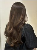 冬の美人ヘア◎艶髪ブラウンストレート髪質改善