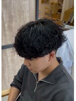 エッジ(EDGE)&nbsp;大分メンズ刈り上げマッシュシャドウパーマスタイル