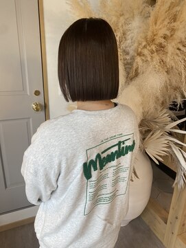 ソラ 京都桂川店(SORA.) 切りっぱなしボブ