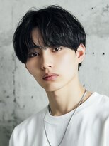 ルービック なかもず(Rubik's) 韓国風センターパートマッシュ|爽やかメンズショート