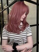 メゾンハル(Maison HALU)&nbsp;ピンクべージュ×ボリュームレイヤー