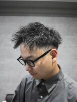 バーバーハウス ラヴィ 阿佐ヶ谷店(Barber House Lavie)&nbsp;ツーブロショート×フェード×ツイストパーマ