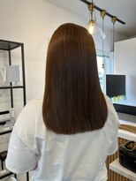 クララジャパン ナベシマ(CLALA JAPAN Nabeshima)&nbsp;ボブ　ミルクティーベージュ　艶髪　髪質改善カラー　ショート
