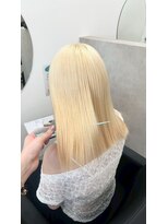 ワンバイワンヘアーツー(OnexOne HAIR2)&nbsp;抜きっぱなしブリーチデザイン