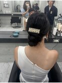 結婚式参列に♪/お呼ばれヘア/おとなっぽヘア/編み込み/ロング