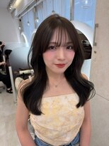 ネモネ バイ ミリー 梅田茶屋町(nemone by milly)&nbsp;韓国風ローレイヤー × 艶髪グレージュ