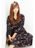 王道ストレート#ハニーヘアフィッシュボーンエフォートレス