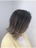 バックコームバレイヤージュ