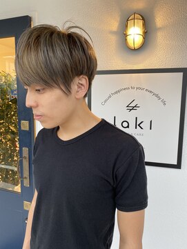 ラキ(laki) milk tea×gray