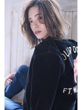 メーヴェ(Mowen) mowenイルミナx外ハネボブxアッシュブラウンxネオウルフ