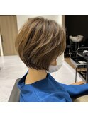 丸みショートヘア