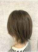 艶と透明感あるハイブリッドカラー
