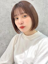 トゥルーズ(TLUUS)&nbsp;TLUUS似合わせカット外ハネボブペールベージュ