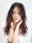 ラフカール_ココアブラウンフリンジウェーブセシルカット_7901