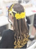 カラエクでお花アレンジ