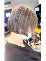 シェルハ(SHELHA)&nbsp;ブリーチなしアッシュベージュグレージュベナボブ丸みボブ