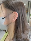 熊本イヤリングカラーベージュ20代30代40代ヘアカラー