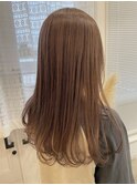 ブリーチ1回でつくるミルクティーベージュ