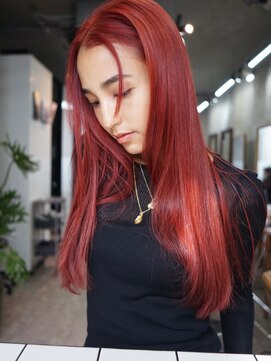 ソルトウォーター(SALT WATER) デザインカラー　レッドカラー