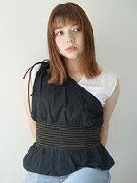 パール(PearL) 【PearL】抜け感ストレートロブ