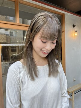 ミー(mii) 【mii】ブリーチ/オリーブベージュ