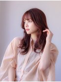 ワトワレッドブラウンイメチェン大人レイヤー波巻きウェーブ