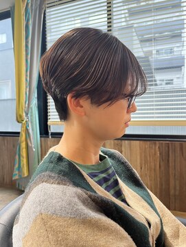 ビハインドザカーテン(BEHIND THE CURTAIN) ツーブロック×くせ毛活用【小顔/ワンレン/ボブルフ】