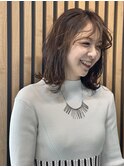 ウルフボブのパーマスタイル【銀座/有楽町】30代40代50代